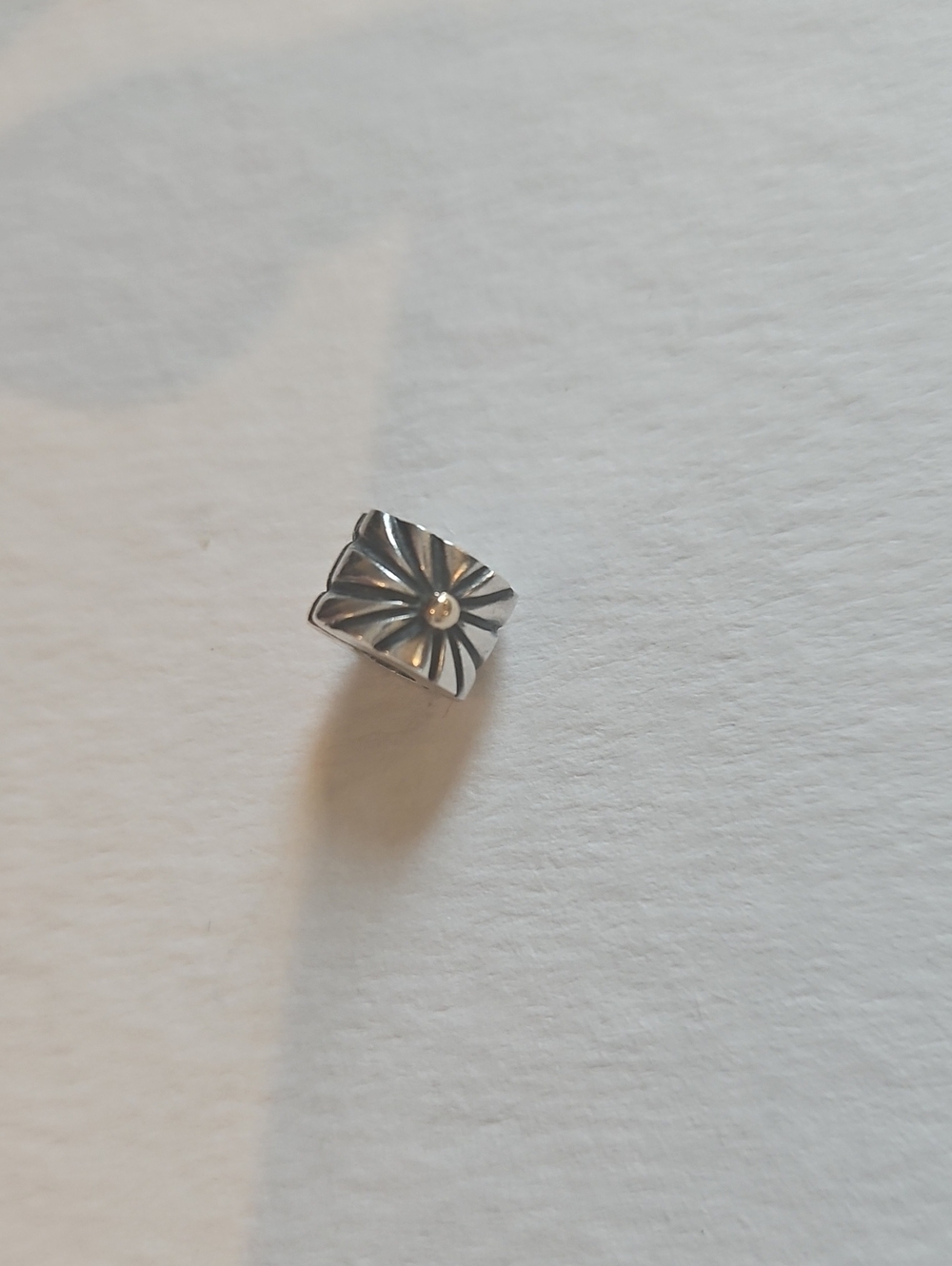 Pandora Sterling Silver Starburst Clip Charm